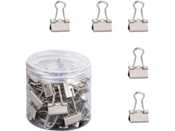 Pacote com 60 mini prendedores de macarrão Gzbaby, pequenos prendedores duplos para mesa, escola, loja, casa, marrom, 15 mm