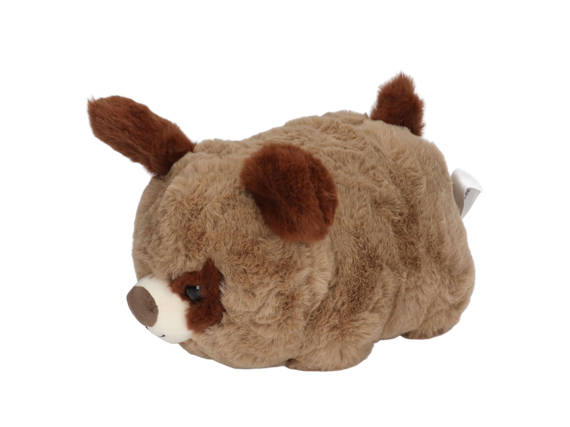 Cachorro marrom de pelúcia, fofo, macio e confortável, para adultos, crianças e meninas. Ideal para aniversários e Natal.