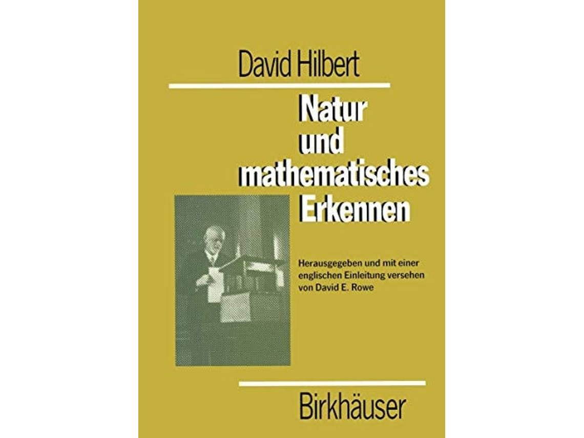 Livro David Hilbert Natur Und Mathematisches Erkennen De De Rowe (alemão)