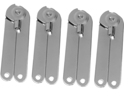 Conjunto De 4 Dobradiças Mola 9 Polegadas Para Armários, Ferro Com
