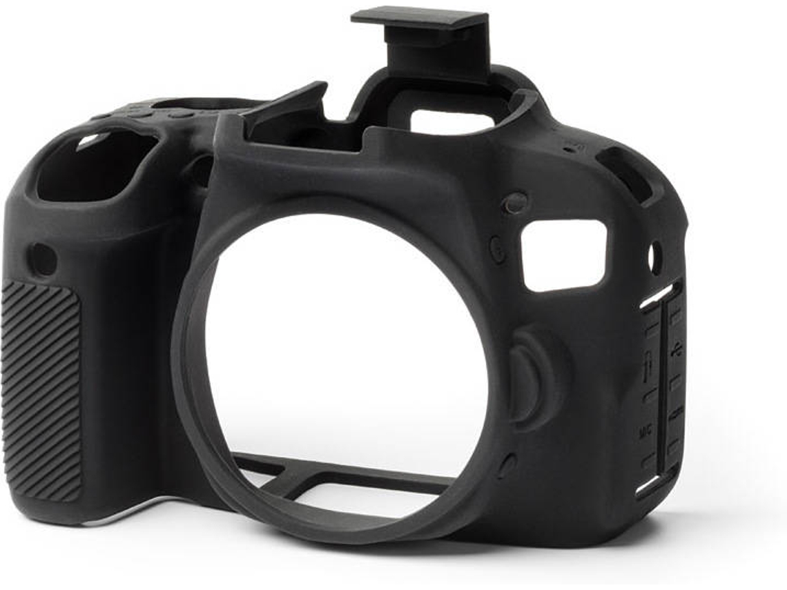 Capa de silicone EASYCOVER Canon 800D Preto