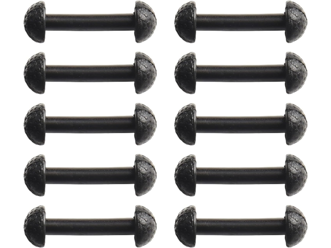 Clipe Conector De Borracha Preta 3, 2cm Para Figuras