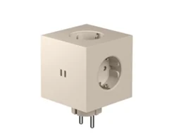 Carregador de Parede AVOLT Square 2 2x Usb - C e 3 Fichas AC (30W - Bege )