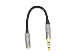 Cabo Adaptador De Áudio Balanceado Para Fone De Ouvido Hi Fi De 4,4 Mm, Conector Xlr De 4 Pinos Macho Para Fêmea Em Ângulo. Aquaforge