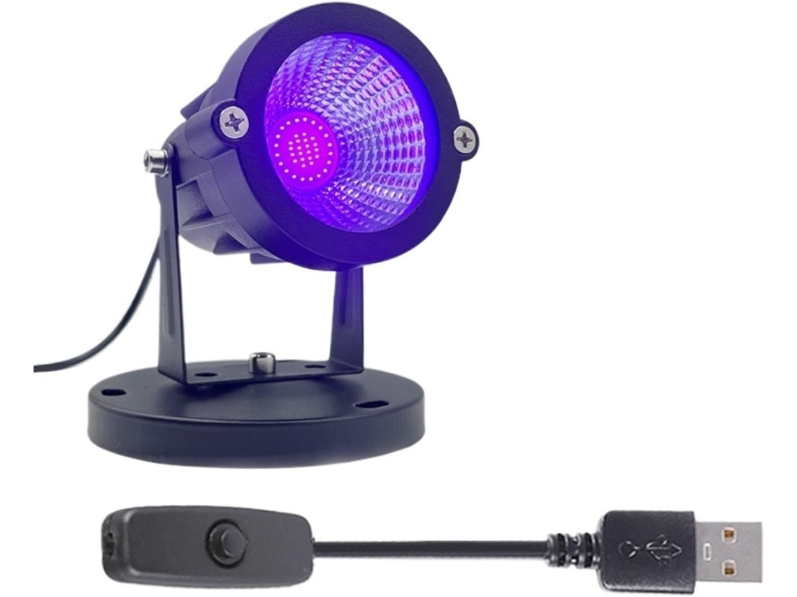 Lâmpada de cura UV SFUSHOS, 405nm, 10W, USB