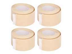Kit de 4 fitas de vedação autoadesivas em PVC para banheiros CHABERLU