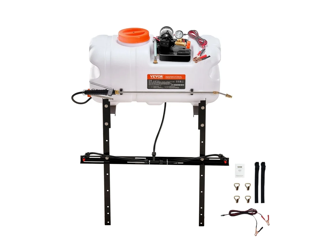 Pulverizador VEVOR Atv 60 L/15 9 Gal Atv/Utv Pulverizador Spot com Lança de Bico 1 9 Gpm
