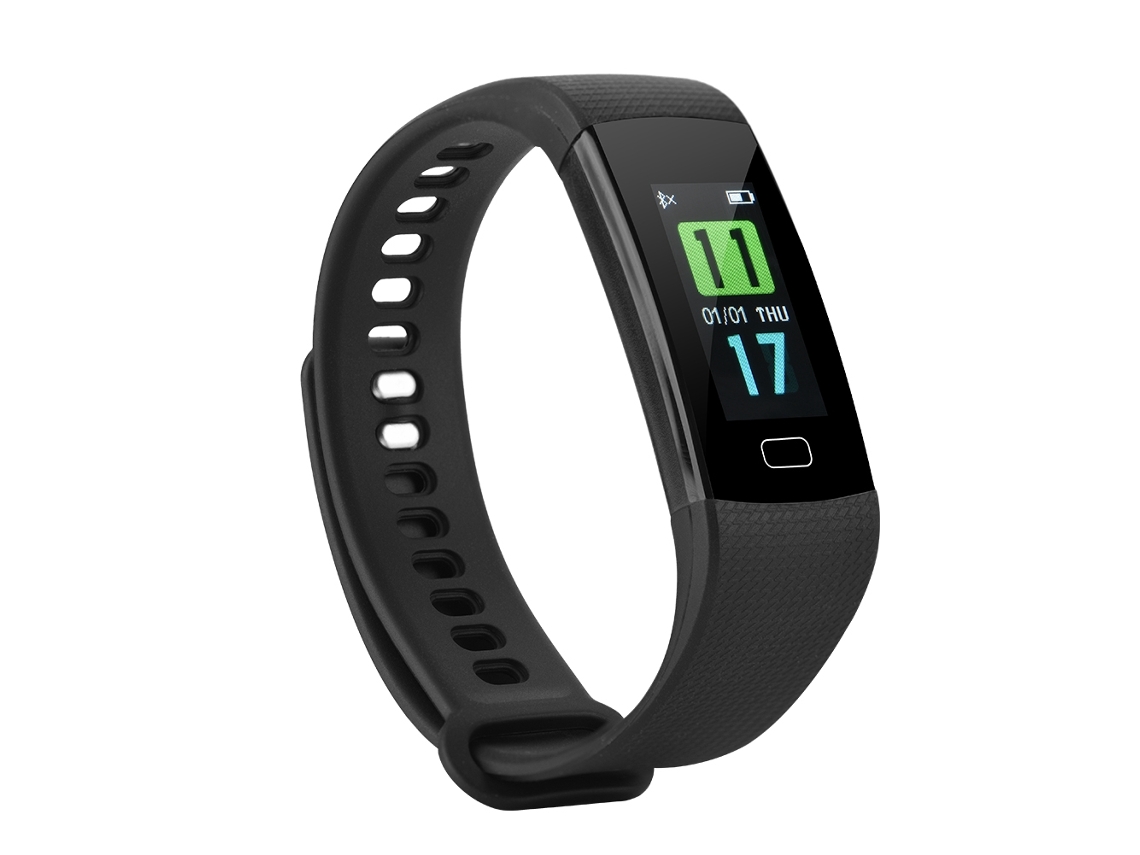 Pulseira Inteligente Y5 EOOCOO com monitoramento de frequência cardíaca, pressão arterial e tela colorida