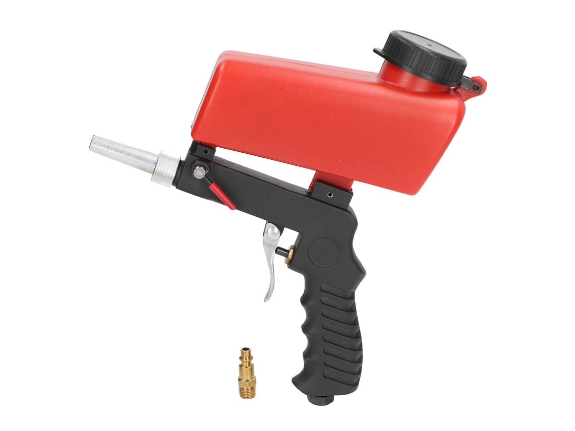 Kit De Pistola De Arraste Por Gravidade Para Lixamento Pneumático Com Bico Portátil Para Remoção De Ferrugem E Pintura