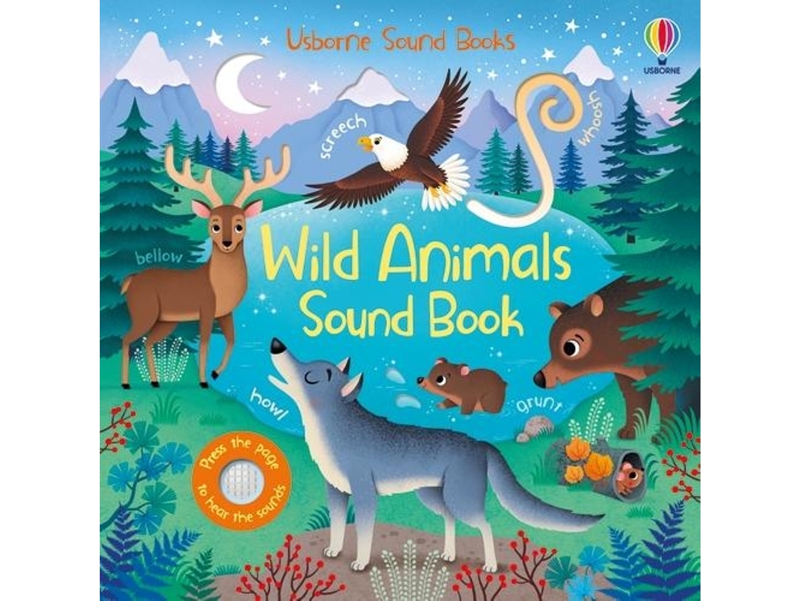 Livro Wild Animals Sound Book de Sam Taplin (Inglês - Capa Dura)