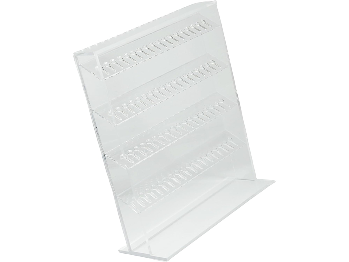 Expositor De Joias Em Acrílico Transparente Para Brincos E Colares.
