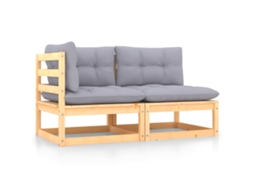 Garden Lounge Set, Garden Lounge Sets Vidaxl Cinzeto Madeira De Pinho (n/a)