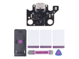 Aetheria porta de Carregamento Usb Type C para Galaxy Tab A7 10.4 Sm T500 T505 Conector Flexível com Kit de Reparo
