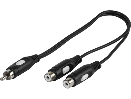 Cabo  1Rca a 2Rca 20cm (M-F)