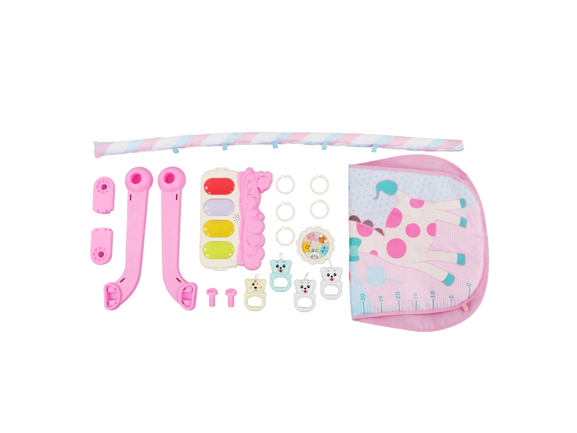 Colchoneta De Ginástica Para Bebé Com Piano E Música Para Chutes E Brincadeira Infantil