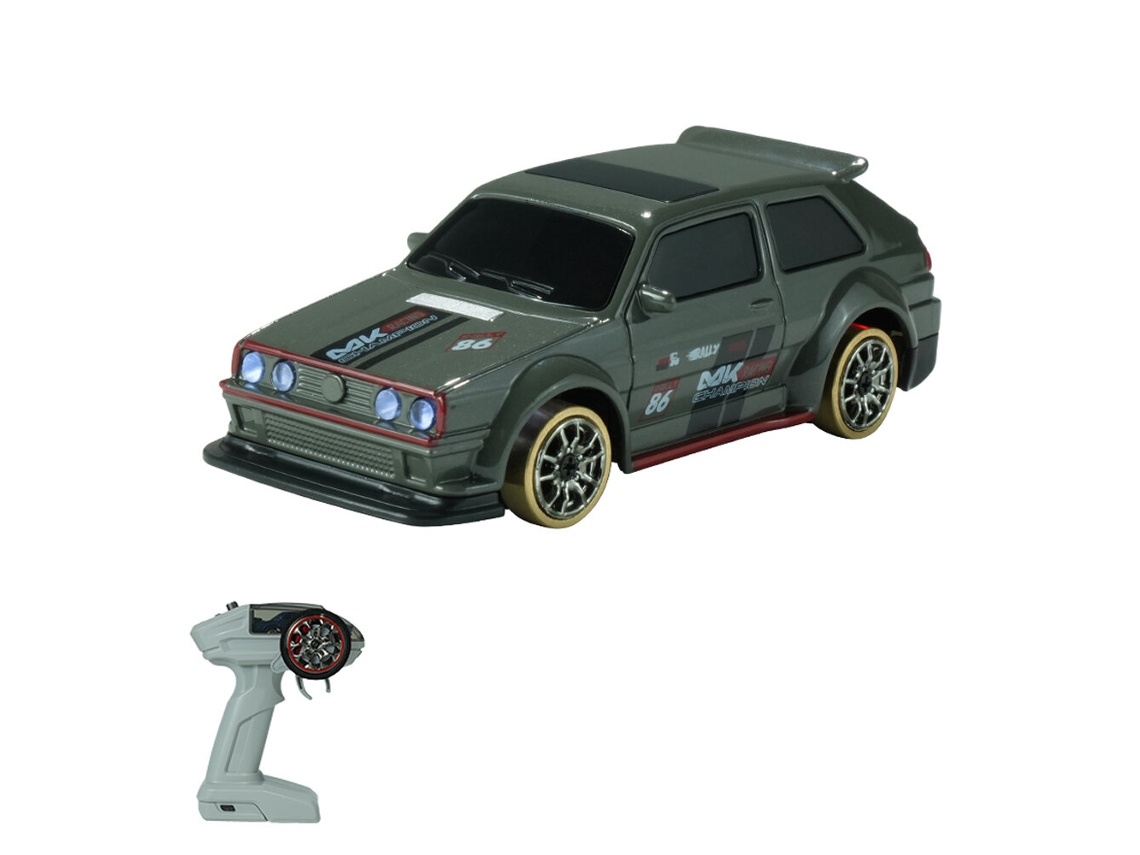 Grayfayee Fqd61 Fqd62 1/64 4wd Drift Rc Car com Giroscópio, Carregamento Magnético, Modelo de Veículo de Controlo Remoto em Escala Real Rtr MDUG