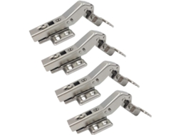 Dobradiças Ocultas Para Armários, Ajustáveis Em 3d Para Integração Perfeita, Conjunto De 4 Para Aplicações De Canto