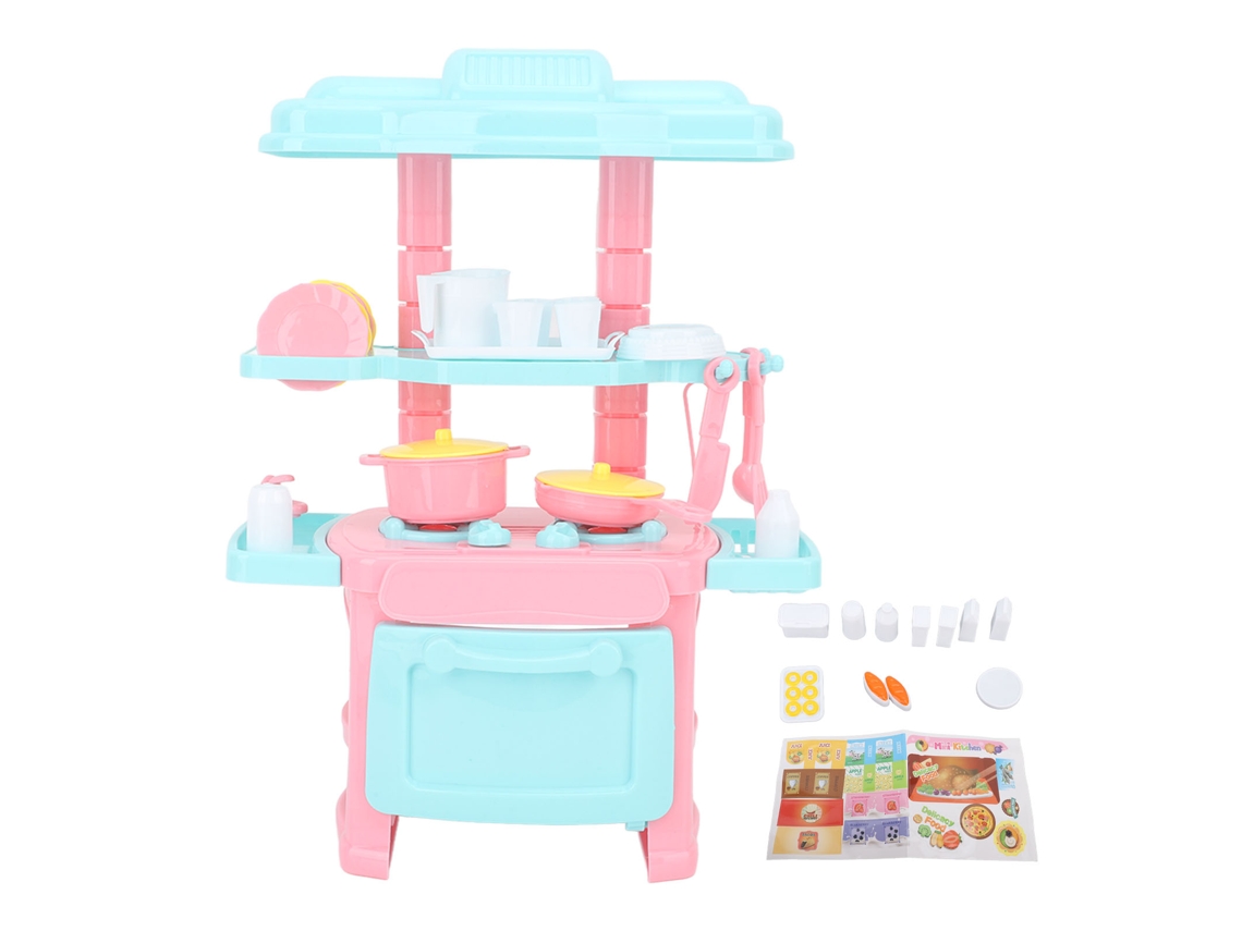 48 Peças Conjunto De Brinquedos De Cozinha Realista Para Brincadeira Imitativa Com Bordas Suaves