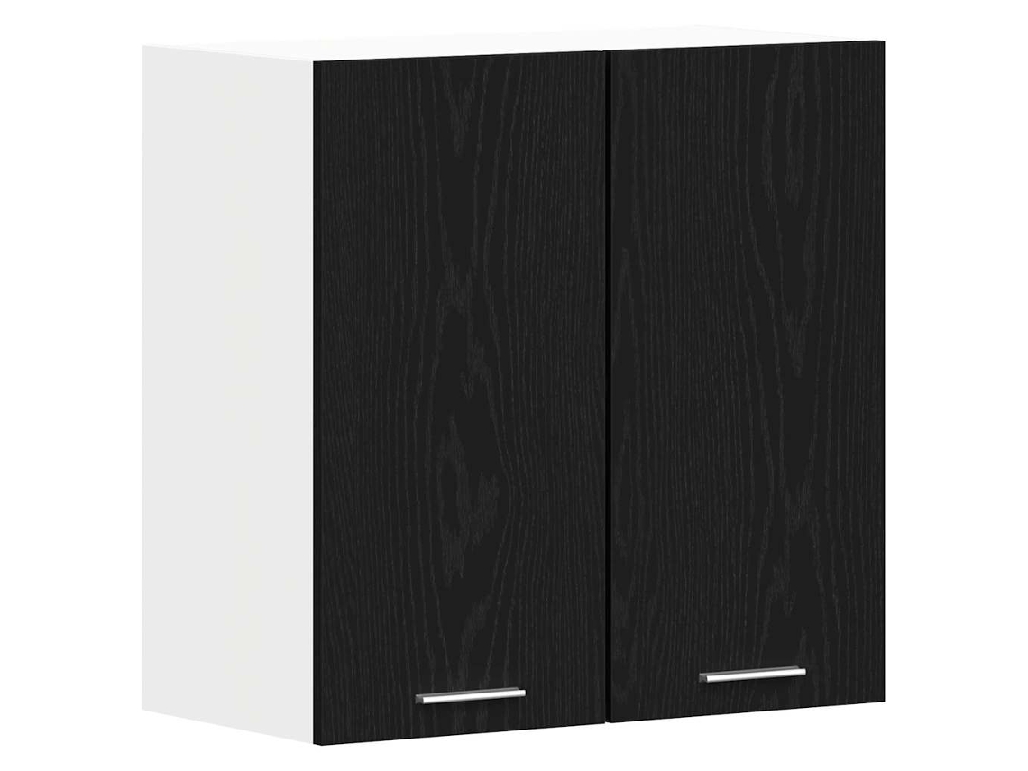 Armário Suspenso Lyon Carvalho Preto 60 X 31 X 60 Cm MAISON EXCLUSIVE
