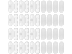 Conectores De Bolinhas Homsfou Para Persianas Rolo Verticais, Acessórios Brancos, Pacote Com 100 Peças, Leves