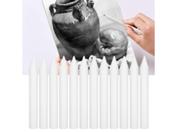 12 Peças De Borrador De Papel Médio Para Desenho E Mistura, Ferramenta Artística Para Amantes De Desenho E Pintura