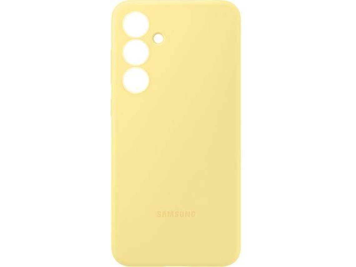 Capa SAMSUNG Silicone Samsung Galaxy S24 FE (Amarela)