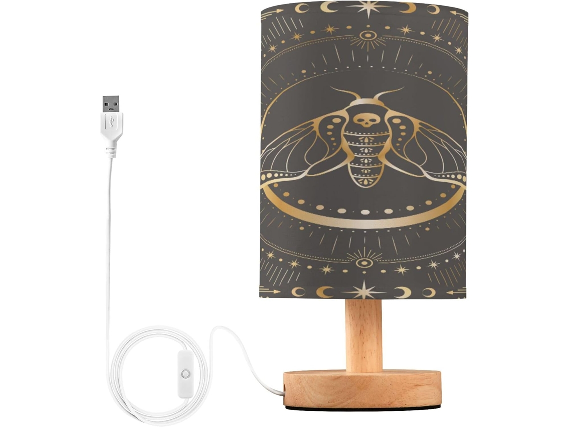 Abajures, Luminárias De Mesa, Luz Quente, Luz Noturna Para Quarto Infantil, Contorno Místico, Caveira De Borboleta