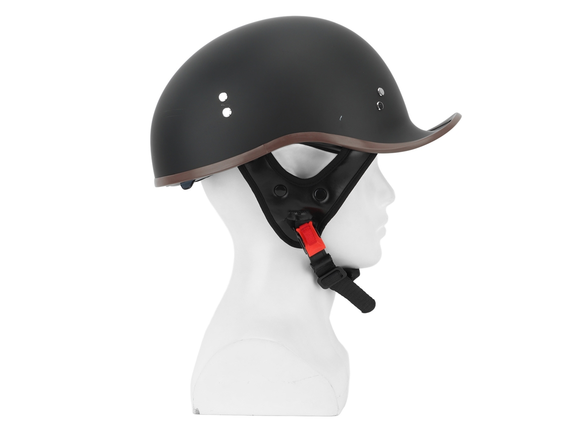 Laxiscreed Capacete Meio Cabeça Com Visor Solar Em Abs Para Proteção E Conforto