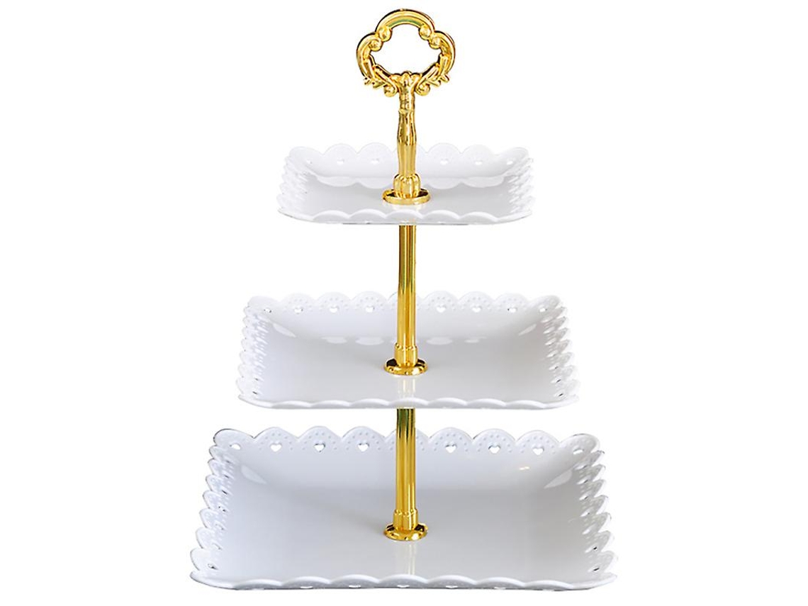 Prato de Bolo de Três Camadas ALLINLESS