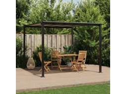 Vidaxl Gazebo De Jardim 3x3 M Alumínio Antracite