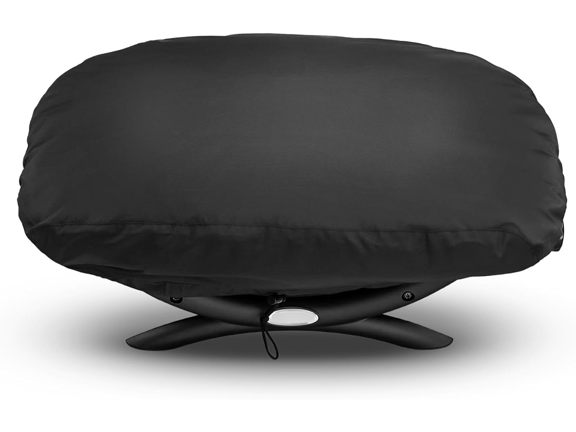 Capa Para Churrasqueira A Gás Compatível Com Os Modelos Weber Baby Q, Q100, Q120 E Q1000, Preta. Igvtrade