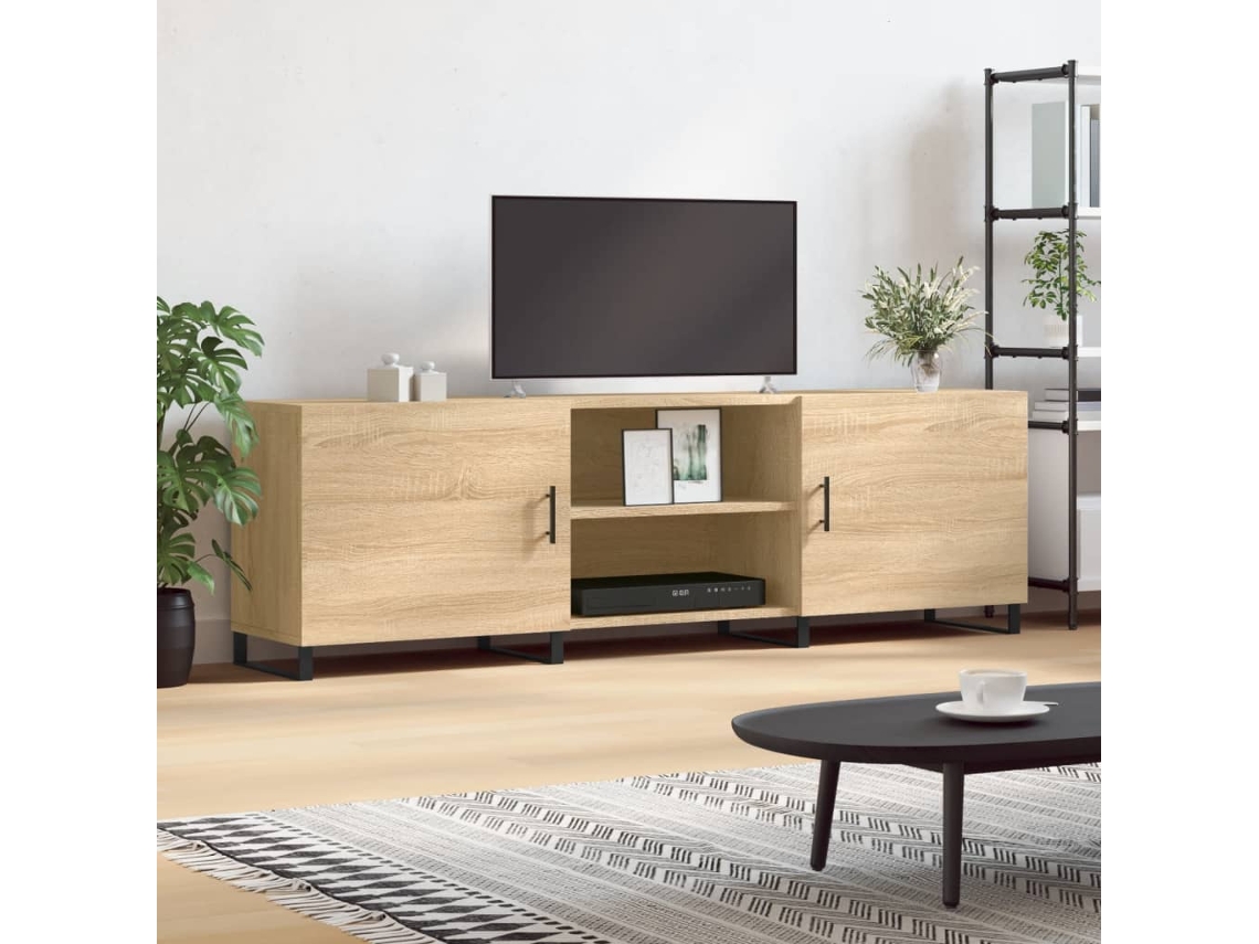 Vidaxl Móvel De Tv 150x30x50 Cm Derivados De Madeira Carvalho Sonoma