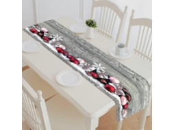 Caixas De Presente Com Enfeites De Natal Coloridos, Caminho De Mesa Com Tema De Neve, Jogo Americano, Etc. Bugu Hengjian