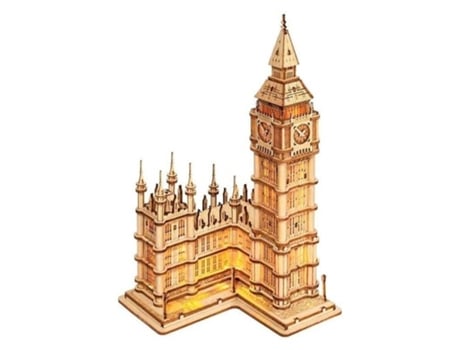 Maqueta De Madera Rolife Con Luces Led Big Ben De Londres Tg507 Madnesstoysvolumen