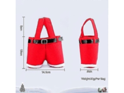 Bolsa Criativa, Bolsa Estilo Calça De Papai Noel, Saquinhos Fofos Para Doces, Sacolas Para Recheio De Árvore De Natal. Loja Olysi