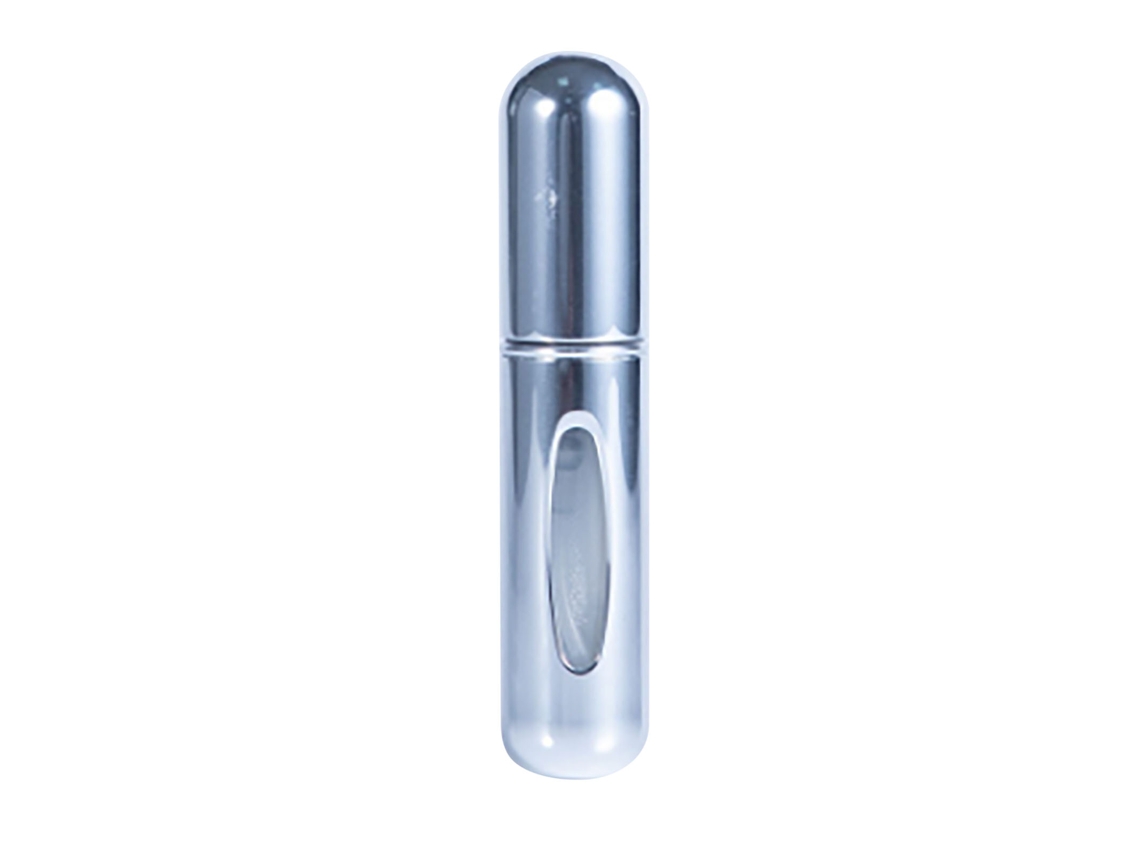 Peças De Atomizador De Perfume Recarregável Metálico De 5ml Prata Gloss Para Viagens Vante