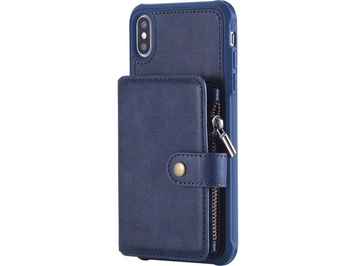 Capa iPhone X, XS WISETONY Kaiqimi-717 Azul