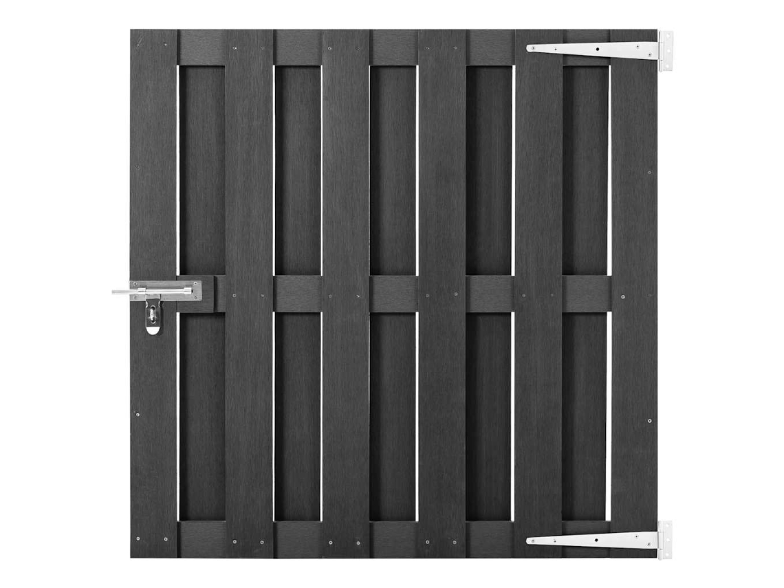 Garden Gate, Garden Gates Vidaxl Cinzeto Wpc (100 X 100 Cm)