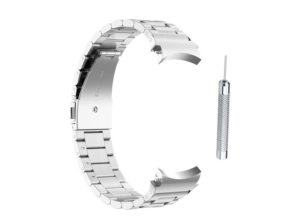 Pulseiras De Substituição Compatíveis Com Samsung Galaxy Watch4 40/44mm E Classic 46/42mm De Aço Inoxidável