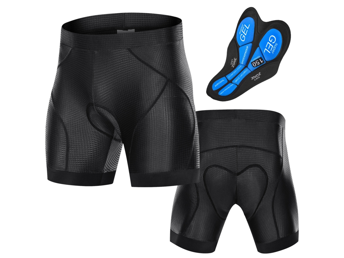 Calcinhas de ciclismo Mali com 3D preenchimento, suporte anti deslizante