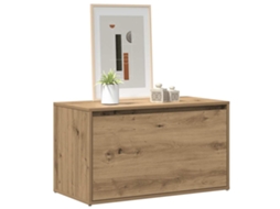 Vidaxl Banco De Corredor 80x40x45 Cm Contraplacado Carvalho Artesanal
