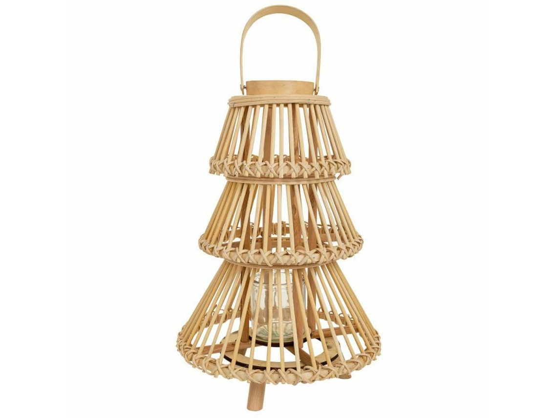 Lanterna ALEXANDRA HOUSE LIVING Natural Bambu 29 x 42 x 29 cm