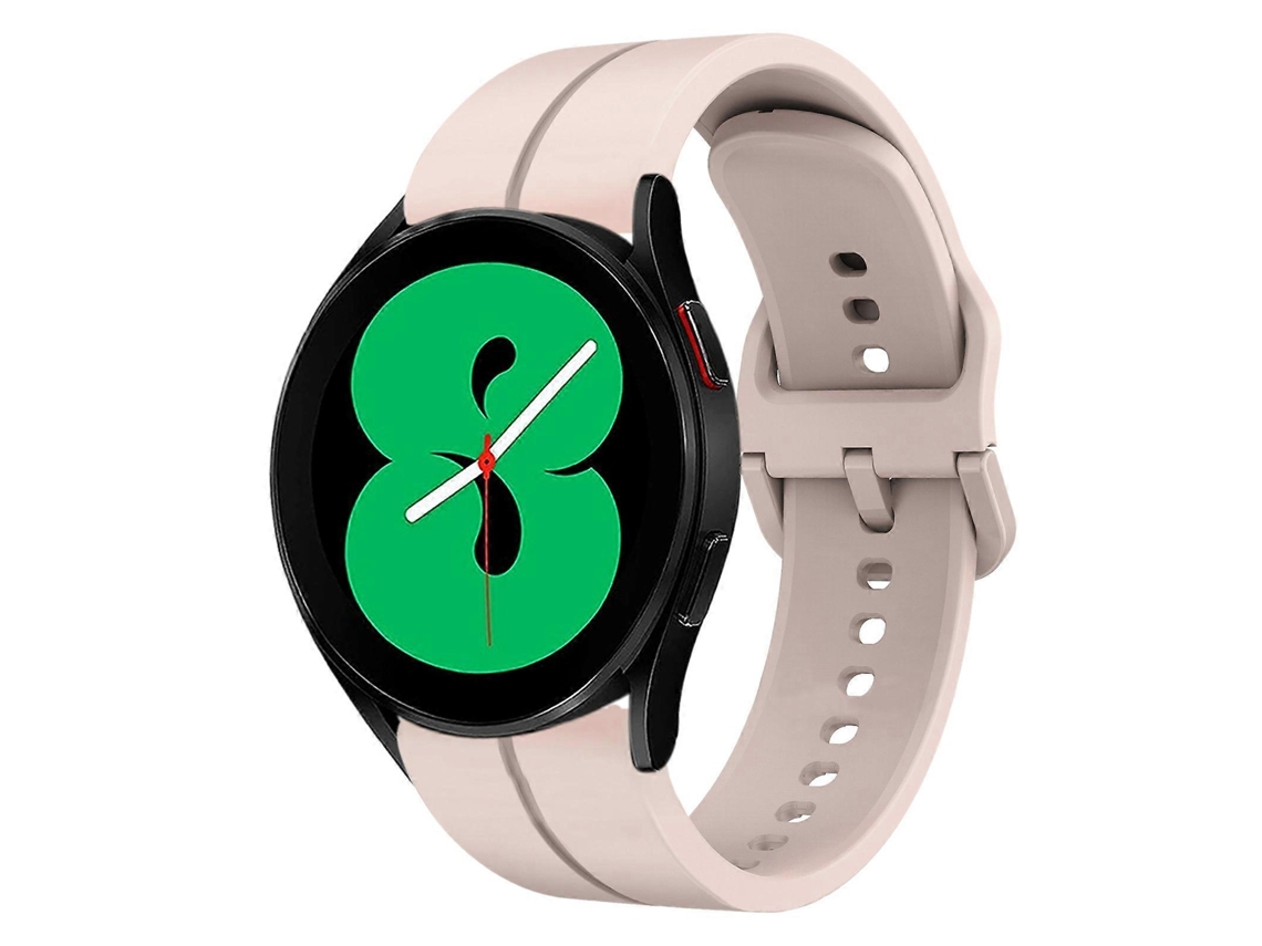 Pulseira De Silicone Com Laço De 20 Mm Para Samsung Galaxy Watch4