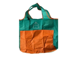 Sacola de Compras Dobrável, Reutilizável, para Viagens e Compras em Geral. Costura Reforçada, Alças Resistentes e Grande Capacidade. GOKOCO