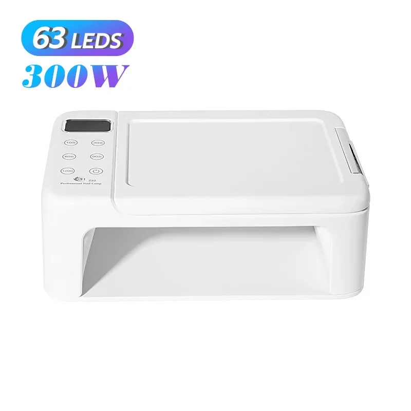 Lâmpada Led Para Unhas De 480w, Com 108 Leds E Modo De Clareamento Com Luz Vermelha.