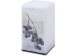 Luminária De Mesa Pequena Com Estampa Frutinhas E Letras Pequenas, Funciona A Bateria, Luz Suave, Ideal Quarto