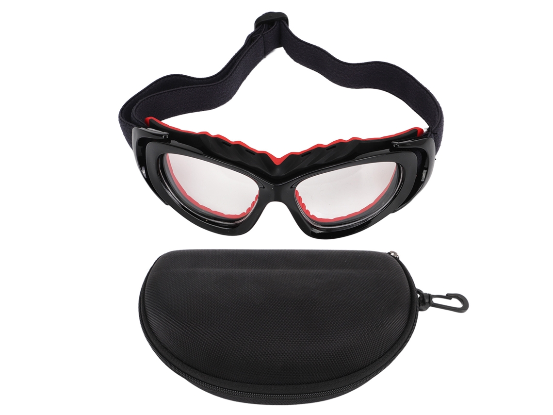 Óculos de proteção esportivos para basquetebol, futebol, golfe, homens e mulheres, preto e vermelho | S/MARCA