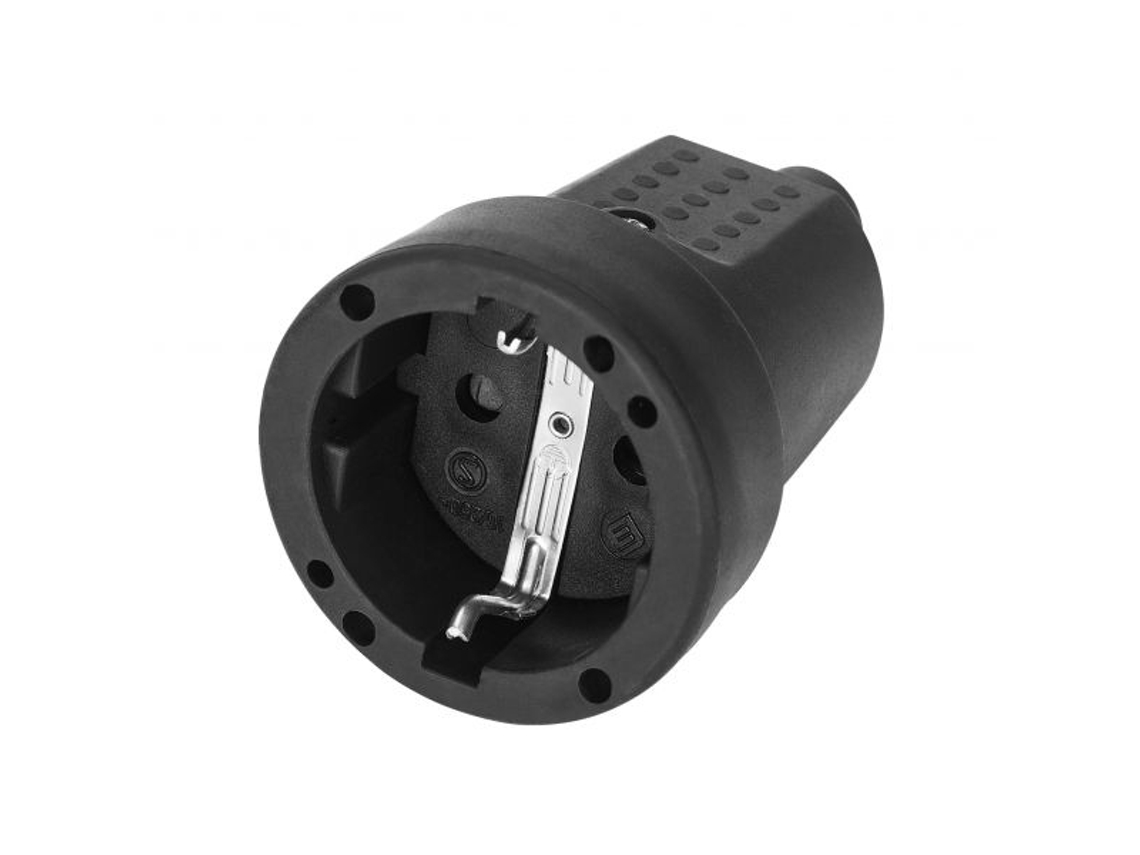 Tomada Schuko 16A Ip44 230V Preto – ORNO