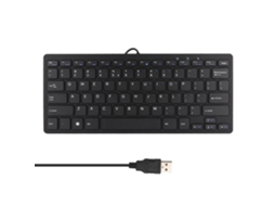 Teclado com Fio LAXISCREED Ultra Fino Multimídia