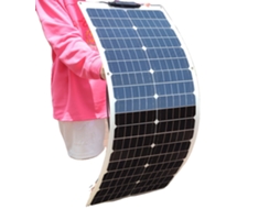 Painel Solar, Construção Monocristalina, Alta Eficiência, Pet 80w